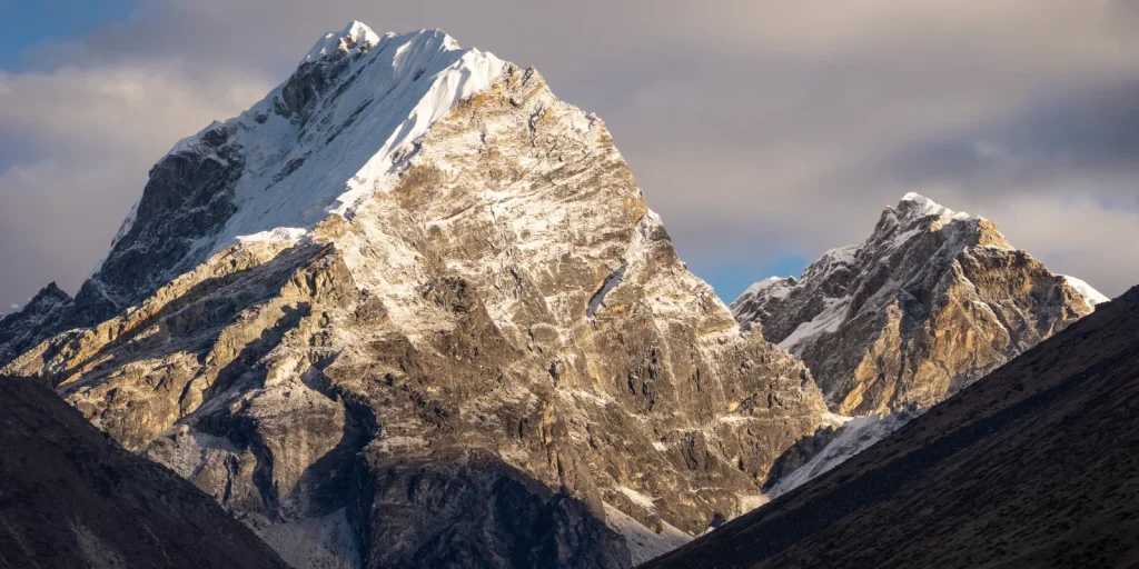 Lobuche in Natural Lightning