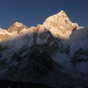 Sunset Glow on Mt Everest from Kalapatthar