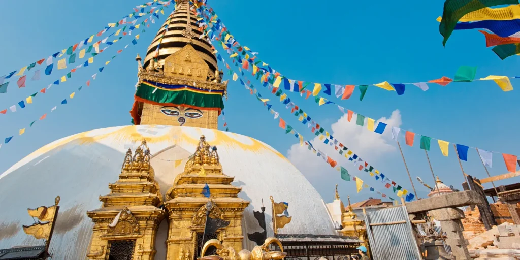 Swyambhunath different angle