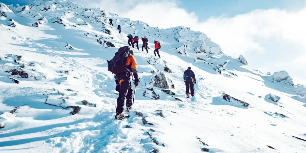 EBC trek with Island Peak Climbing trekkers